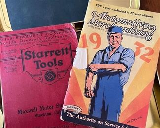 Vintage Magazines and books including automotive and tools