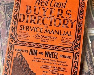Vintage Automotive service manual