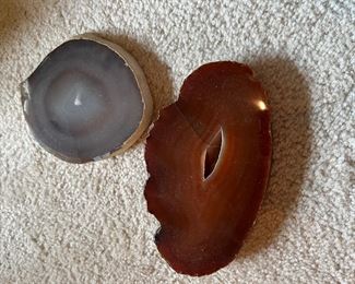 natural agate slice pieces