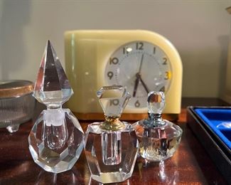 Crystal perfume bottles