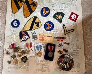 Military patches and pins