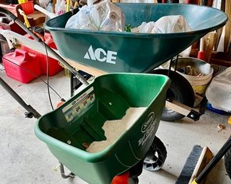 Lawn seed spreader