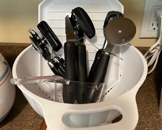 All kinds of kitchen ware including utilities