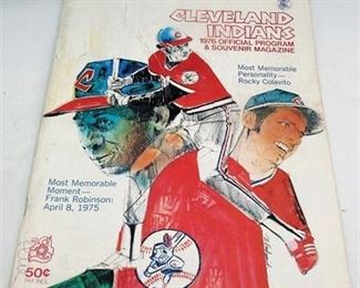 Lot 029   4 Bid(s)
Cleve Indians 1976 Program