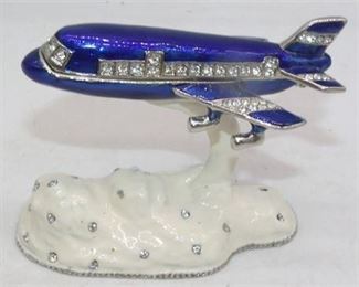 Lot 079   5 Bid(s)
Airplane trinket box