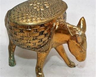 Lot 080   4 Bid(s)
Metal Mule trinket box