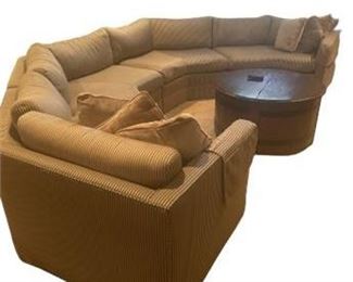 Lot 005   2 Bid(s)
Beautiful American of Martinsville Striped Theater Seating Sectional