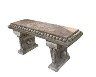 Lot 046   13 Bid(s)
Concrete Garden Bench