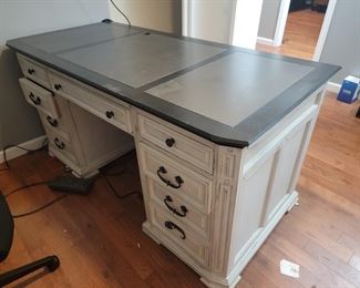 Thomasville dove tailed desk. Great condition. 64"W x 30"D x 31.5" H