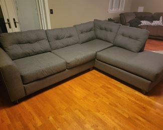 Sectional Sofa - 105" L x 92" W x 37" D