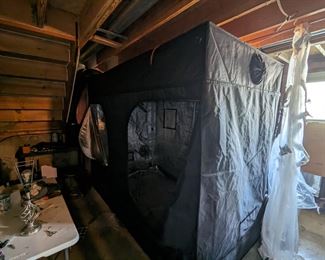 AC Infinity Grow Room Ultra Yield - Has additional top piece that is too tall for the ceiling height of this room. 110" x 59" x 82 3/4. In excellent condition. 