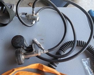 Various scuba gear