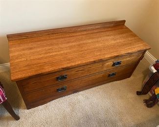 Cedar blanket chest.  Terrific condition!