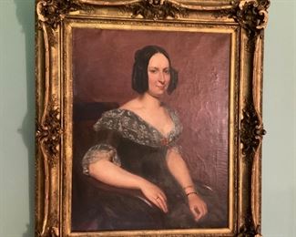 “Jenny Lind” painting, gorgeous frame. 