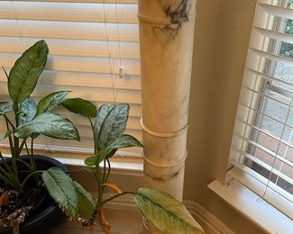 Marble pedestal