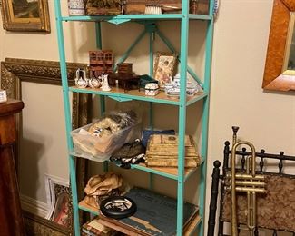 Antique Doll Trunks, Chaise Lounge , Toys, Sewing Stuff, Etc