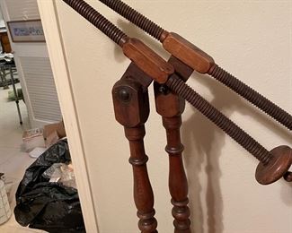 Antique Victorian  Tapestry Needlepoint Stretcher,  nice