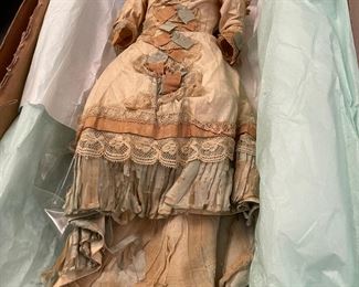 Antique Silk Doll Dress, and several other outfits