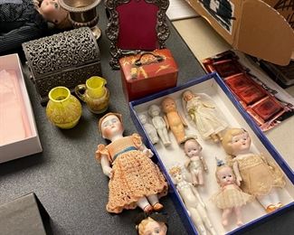 Antique Dolls, Sterling Silver