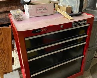 Craftsman tool Box with Tools