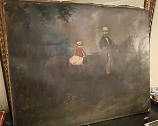 1860s oil Painting 