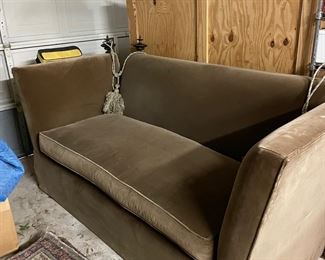 Large Velvet Sofa
