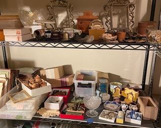 More brass frames, Doll House supplies 