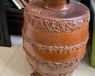 Antique Pottery Spirit Jug