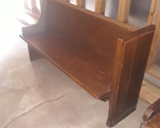 Wooden church pew / bench
Five foot long
