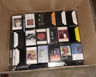 Large Cassette  Tape Collection 
160 + tapes, 1970s