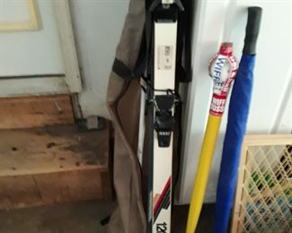 Downhill skies 
Whiffle ball and batt