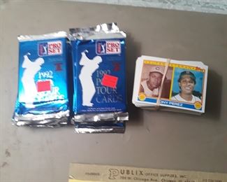 Stack 0f 1983 Baseball  cards
And seldom seen PGA collectable  cards
