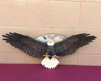 Wings Of Power Bald Eagle Living Sculpture Art Of Ted Baylock