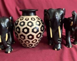 3 Elephants And A Peruvian Vase
