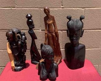 African And Egyptain Statues