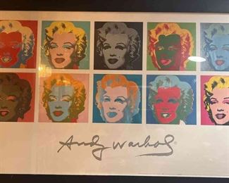 Andy Warhol Marilyn Monroe Framed Print