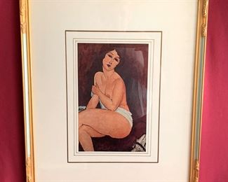 Amadeo Clemente Modgigliani Print