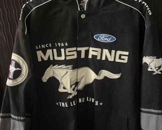 Authentic Ford Mustang Racing Mens 2XL Cotton Jacket