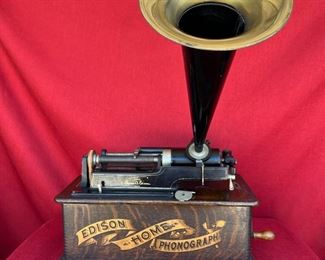 Edison Home Phonograph And Record Tubes