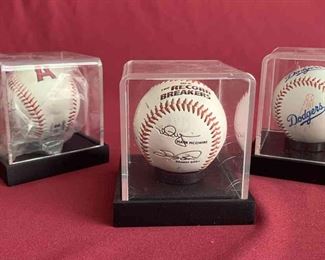 Emboss Signature Base Balls Dodger And Angels