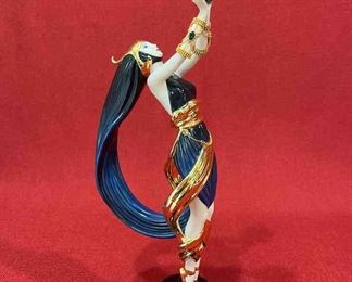 Franklin Mint House Of Erte Figurine, The Globe