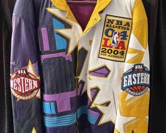 Leather NBA All Star 2004 Commemorative Jacket