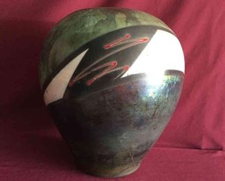 M. Brennan Contemporary Raku Ginger Jar