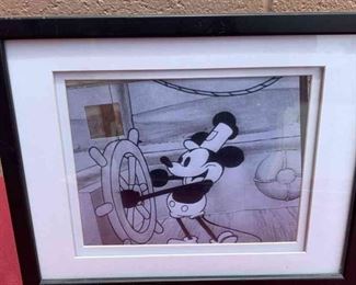 Mickey Mouse Steam Boat Willie Print