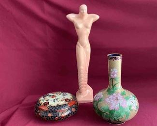 Vintage Asian Themed Pottery And Decor