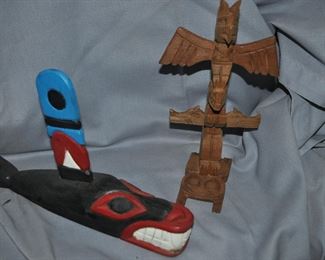     Many  totems are Alaskan 