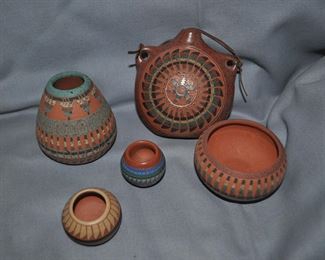 Native American pottery by Elaine Begay