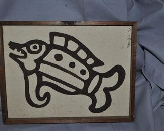 Original art fish by Linda Remigio