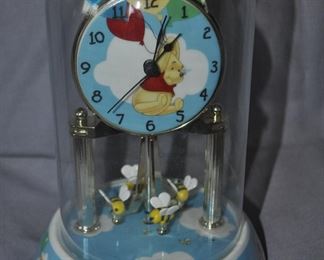 Pooh domed clock 