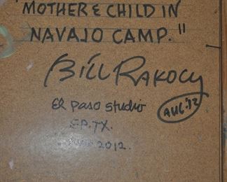 Mother and Child in Navajo Camp bu Bill Rakocy 2012
